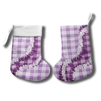 Violet Hawaii Palaka Christmas Stocking Hawaiian Honohono Lei LT05 - Polynesian Pride