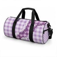 Violet Hawaii Palaka Duffle Bag Hawaiian Honohono Lei
