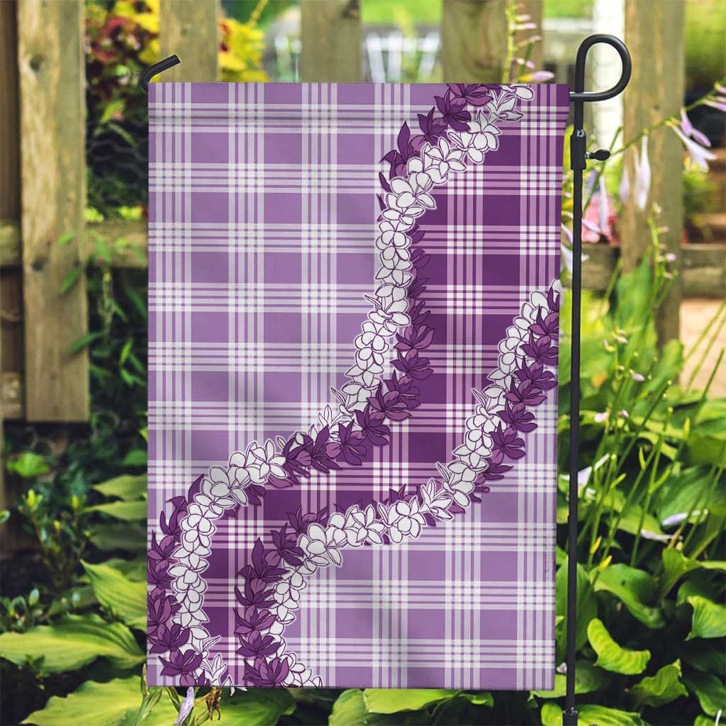 Violet Hawaii Palaka Garden Flag Hawaiian Honohono Lei