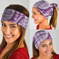 Violet Hawaii Palaka Neck Gaiter Hawaiian Honohono Lei