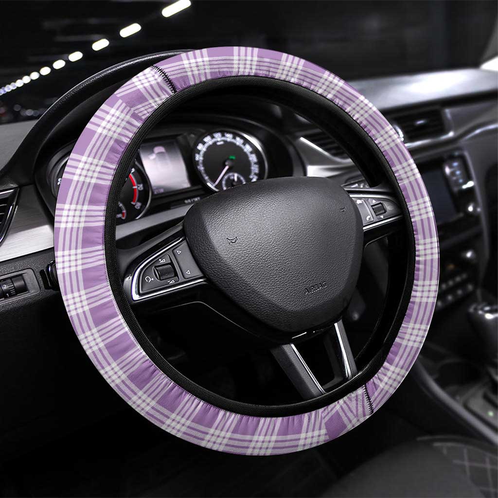 Violet Hawaii Palaka Steering Wheel Cover Hawaiian Honohono Lei