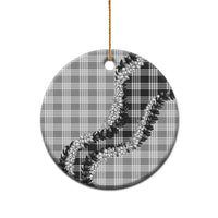 Gray Hawaii Palaka Ceramic Ornament Hawaiian Honohono Lei LT05 - Polynesian Pride