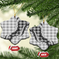 Gray Hawaii Palaka Ceramic Ornament Hawaiian Honohono Lei LT05 Snow Flake Gray - Polynesian Pride
