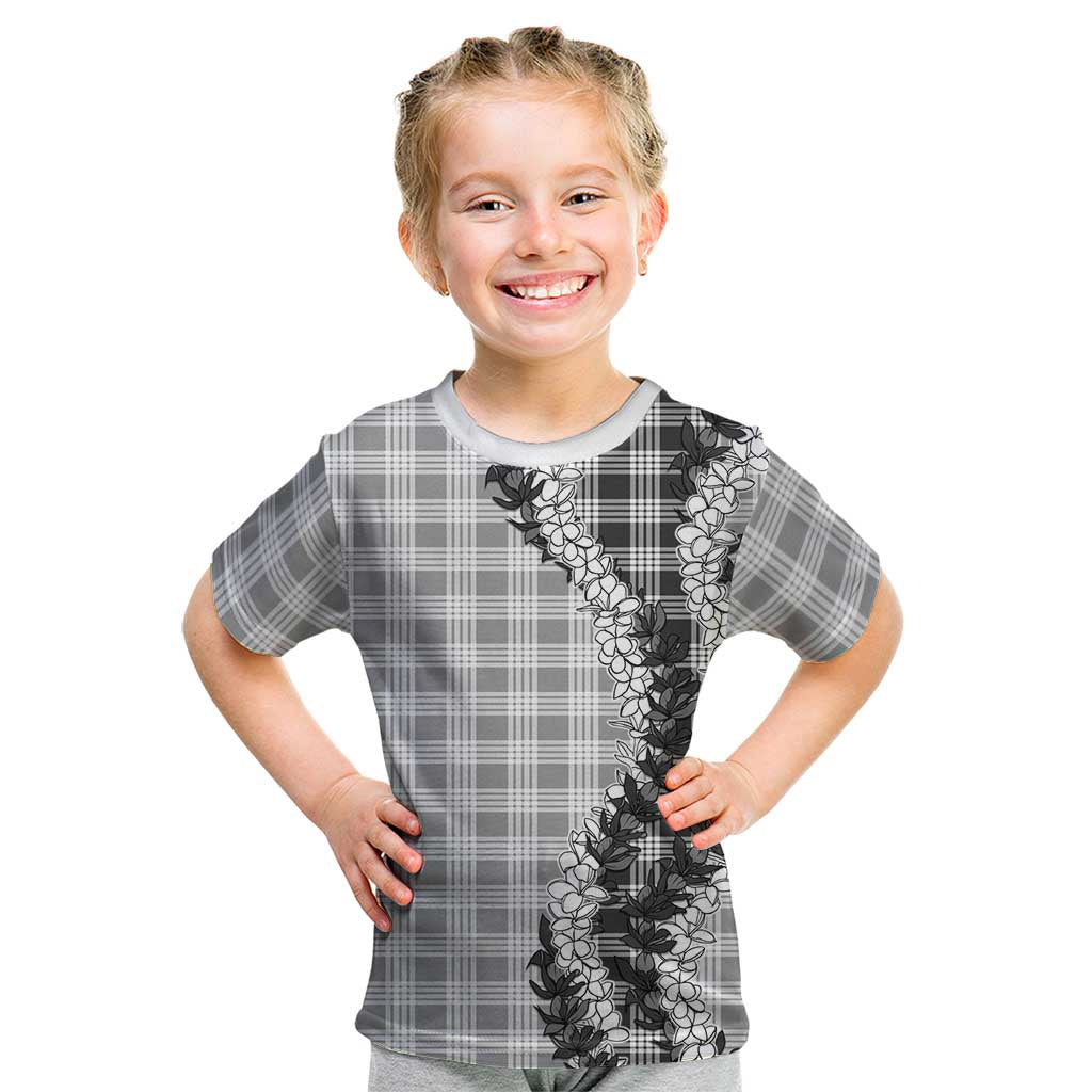 Gray Hawaii Palaka Kid T Shirt Hawaiian Honohono Lei