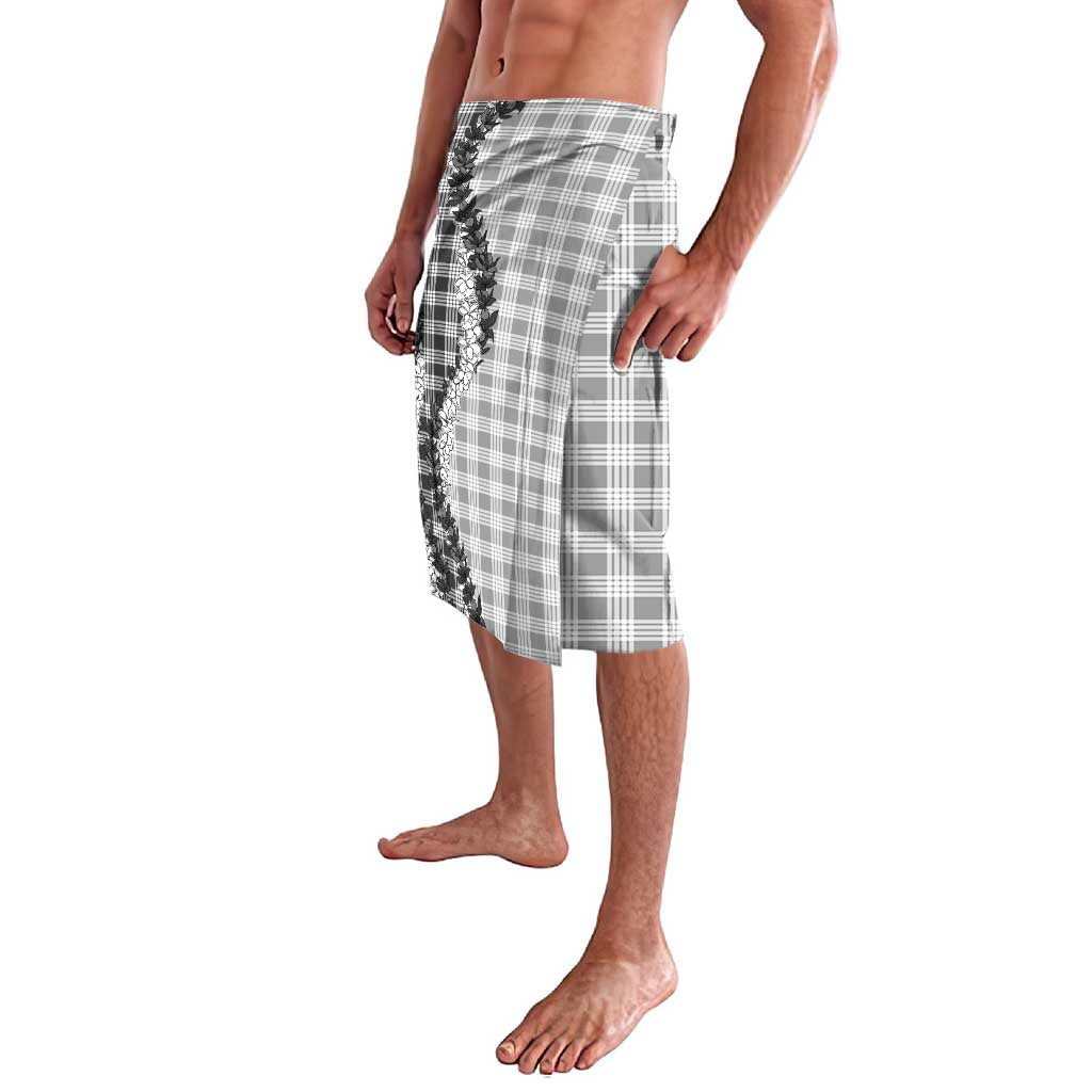Gray Hawaii Palaka Lavalava Hawaiian Honohono Lei