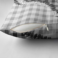 Gray Hawaii Palaka Pillow Cover Hawaiian Honohono Lei