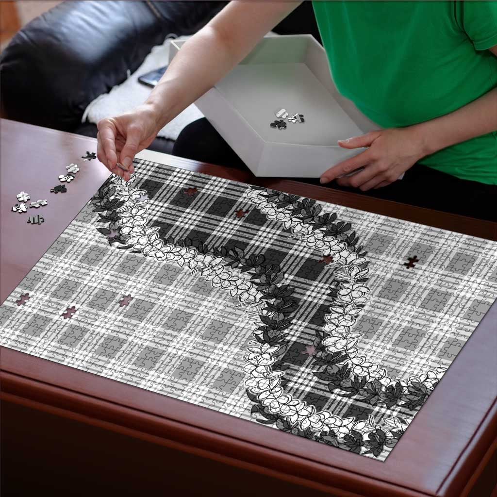 Gray Hawaii Palaka Puzzle Hawaiian Honohono Lei