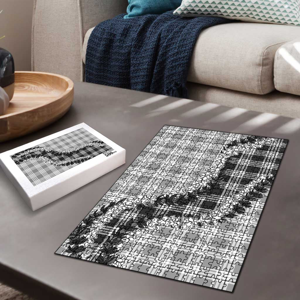 Gray Hawaii Palaka Puzzle Hawaiian Honohono Lei