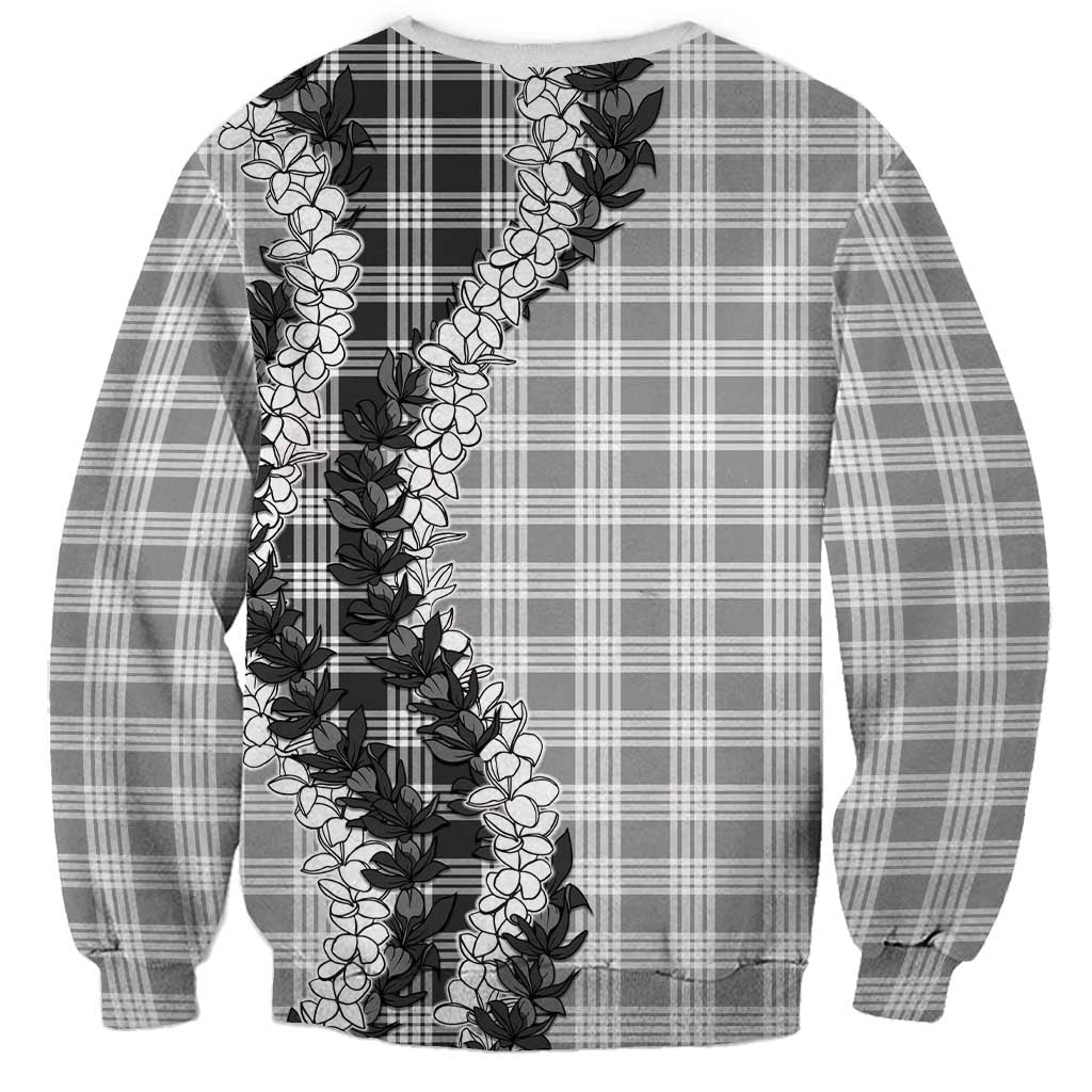 Gray Hawaii Palaka Sweatshirt Hawaiian Honohono Lei