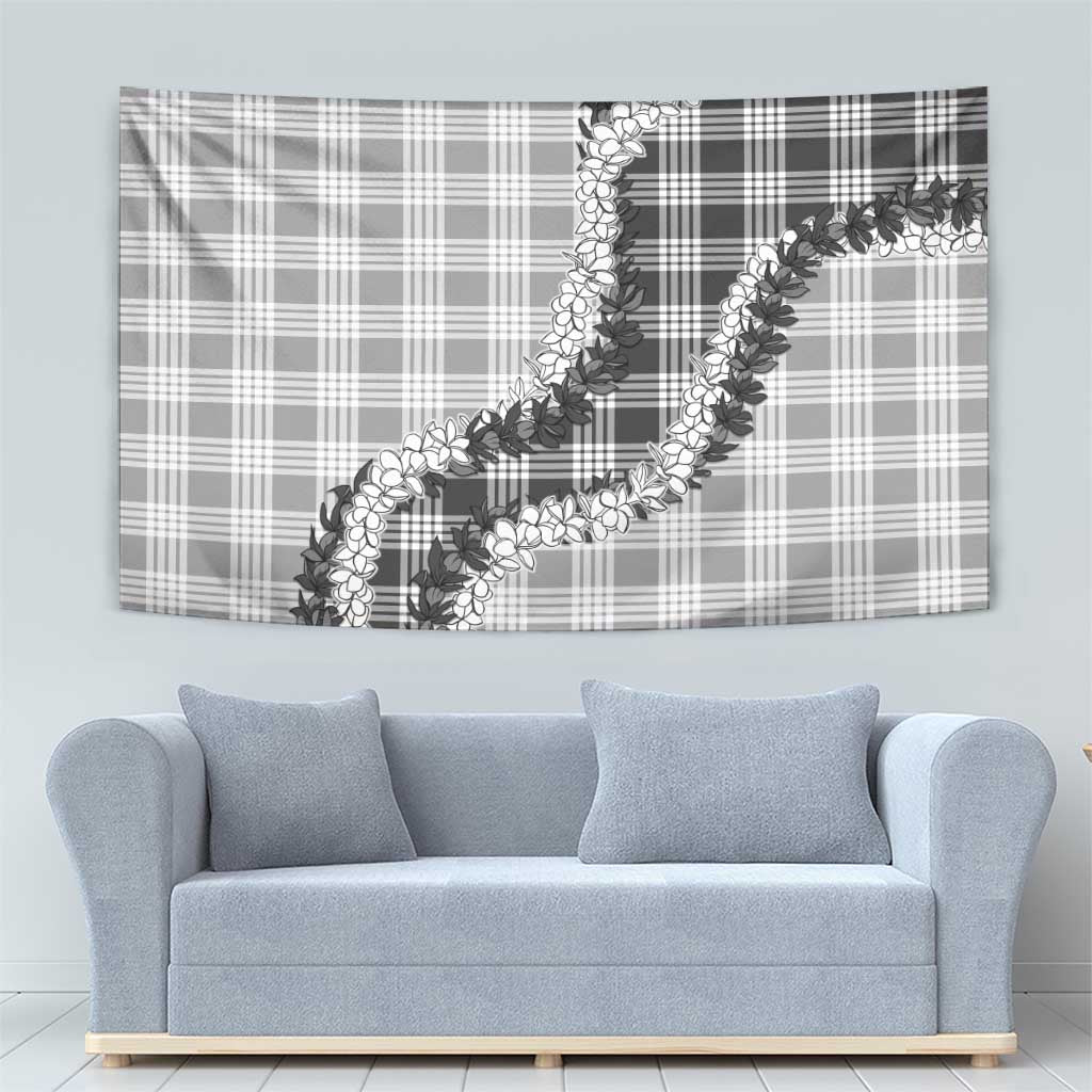 Gray Hawaii Palaka Tapestry Hawaiian Honohono Lei