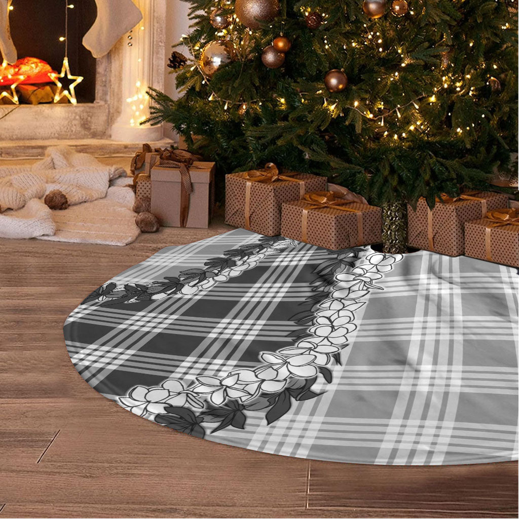 Gray Hawaii Palaka Tree Skirt Hawaiian Honohono Lei LT05 - Polynesian Pride