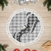 Gray Hawaii Palaka Tree Skirt Hawaiian Honohono Lei LT05 Fringed Gray - Polynesian Pride