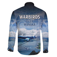 New Zealand Wanaka Air Show Family Matching Off Shoulder Maxi Dress and Hawaiian Shirt With Maori Pattern LT05 - Polynesian Pride