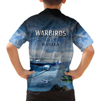 New Zealand Wanaka Air Show Family Matching Summer Maxi Dress and Hawaiian Shirt With Maori Pattern LT05 - Polynesian Pride