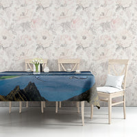 New Zealand Wanaka Air Show Tablecloth With Maori Pattern