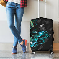 New Zealand Marathon Luggage Cover Silver Fern Paua Shell Simple Style