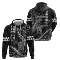 Hawaii King Kamehameha The Great Hoodie Black Tribal Tattoo