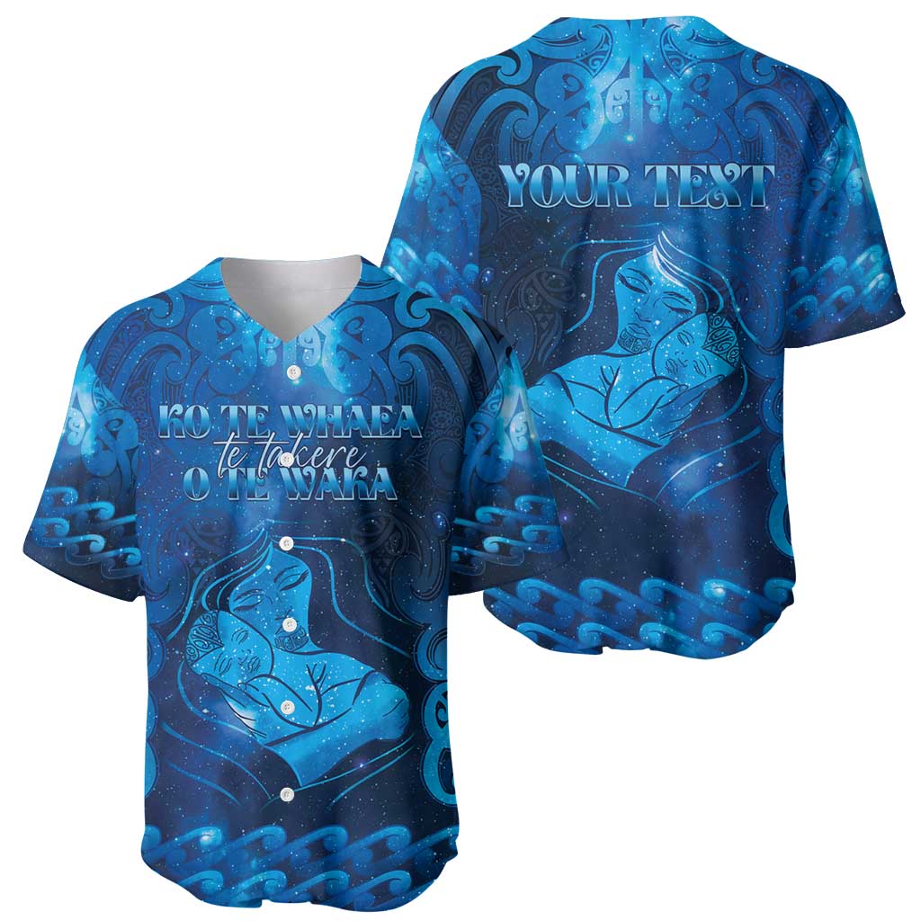Personalised New Zealand Mother's Day Baseball Jersey Ko Te Whaea Te Takere O Te Waka