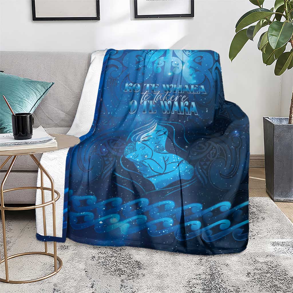 New Zealand Mother's Day Blanket Ko Te Whaea Te Takere O Te Waka