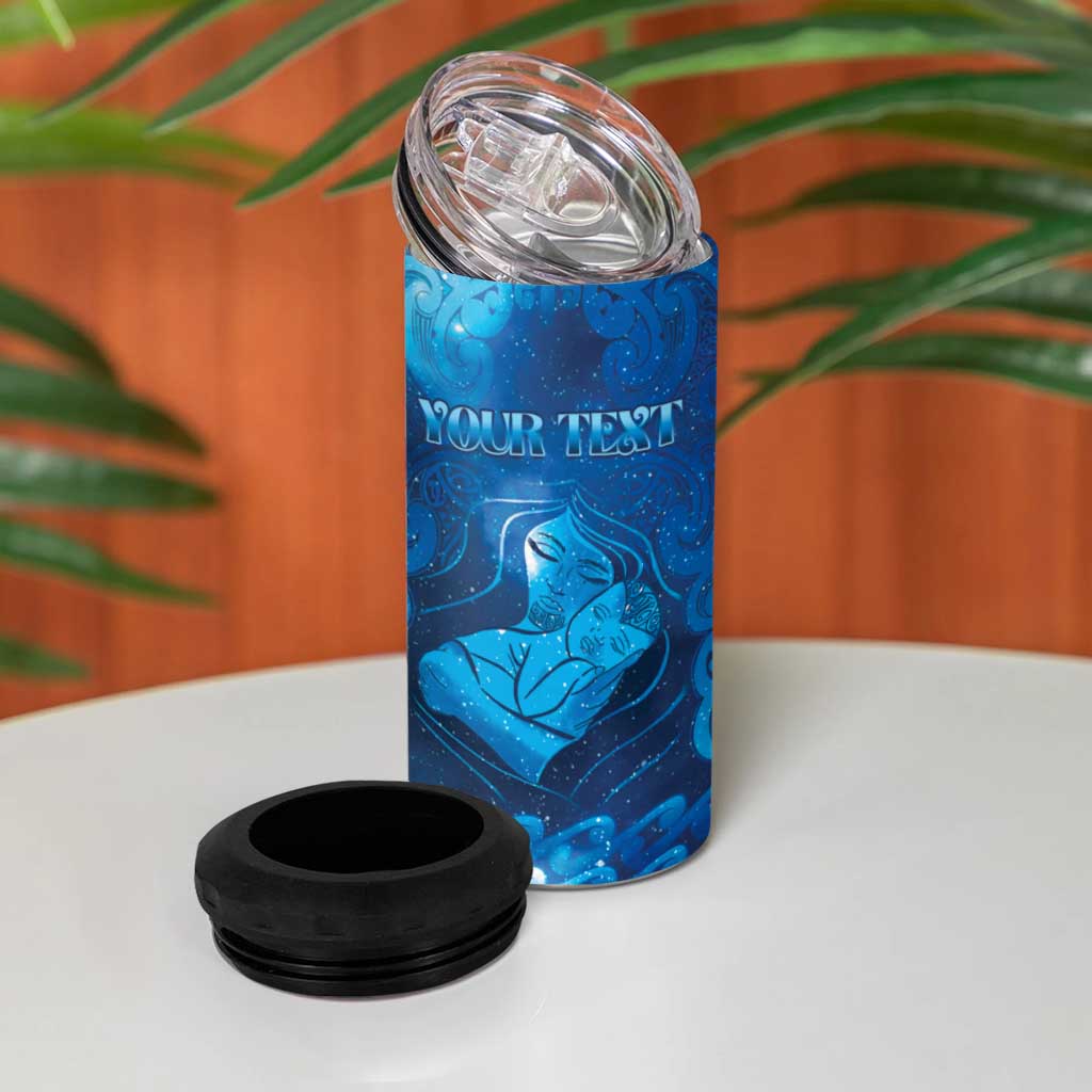 Personalised New Zealand Mother's Day 4 in 1 Can Cooler Tumbler Ko Te Whaea Te Takere O Te Waka