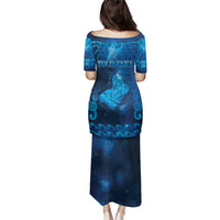Personalised New Zealand Mother's Day Family Matching Puletasi and Hawaiian Shirt Ko Te Whaea Te Takere O Te Waka LT05 - Polynesian Pride
