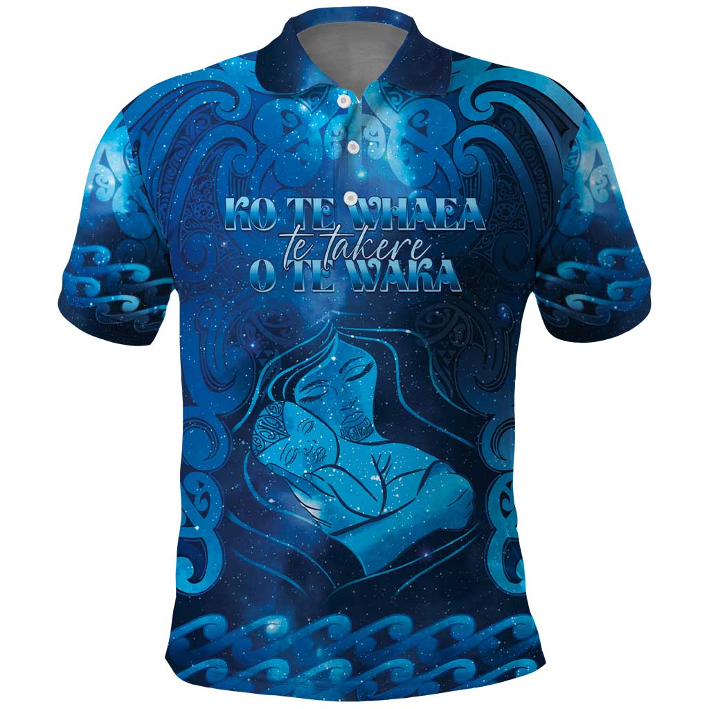 Personalised New Zealand Mother's Day Polo Shirt Ko Te Whaea Te Takere O Te Waka