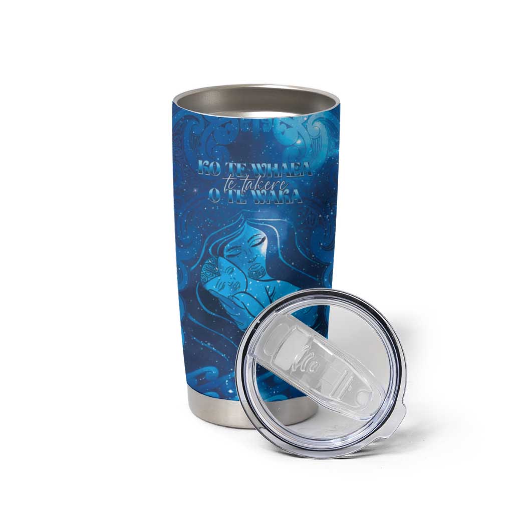 Personalised New Zealand Mother's Day Tumbler Cup Ko Te Whaea Te Takere O Te Waka