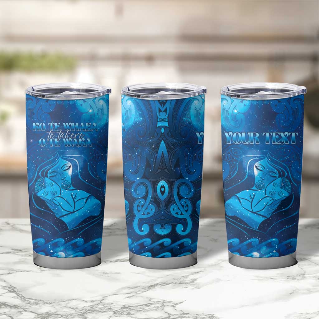 Personalised New Zealand Mother's Day Tumbler Cup Ko Te Whaea Te Takere O Te Waka