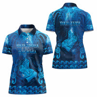 Personalised New Zealand Mother's Day Women Polo Shirt Ko Te Whaea Te Takere O Te Waka LT05 - Polynesian Pride