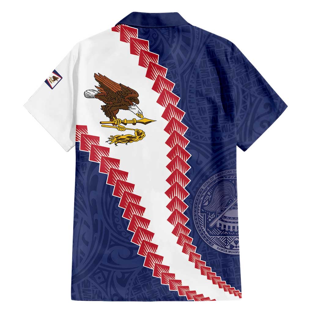 American Samoa Eagle Family Matching Tank Maxi Dress and Hawaiian Shirt Polynesian Tribal Pattern Curve Style