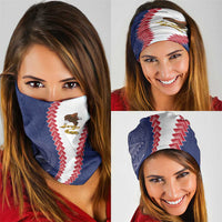 American Samoa Eagle Neck Gaiter Polynesian Tribal Pattern Curve Style