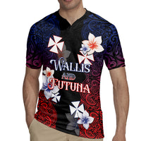 Wallis and Futuna Uvea Rugby Jersey Victory Day With Frangipani