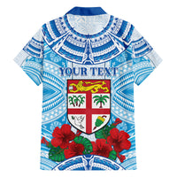 Personalised Fiji Ratu Sir Lala Sukuna Day Family Matching Summer Maxi Dress and Hawaiian Shirt Hibiscus Tapa Pattern LT05 - Polynesian Pride