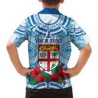 Personalised Fiji Ratu Sir Lala Sukuna Day Family Matching Tank Maxi Dress and Hawaiian Shirt Hibiscus Tapa Pattern LT05 - Polynesian Pride