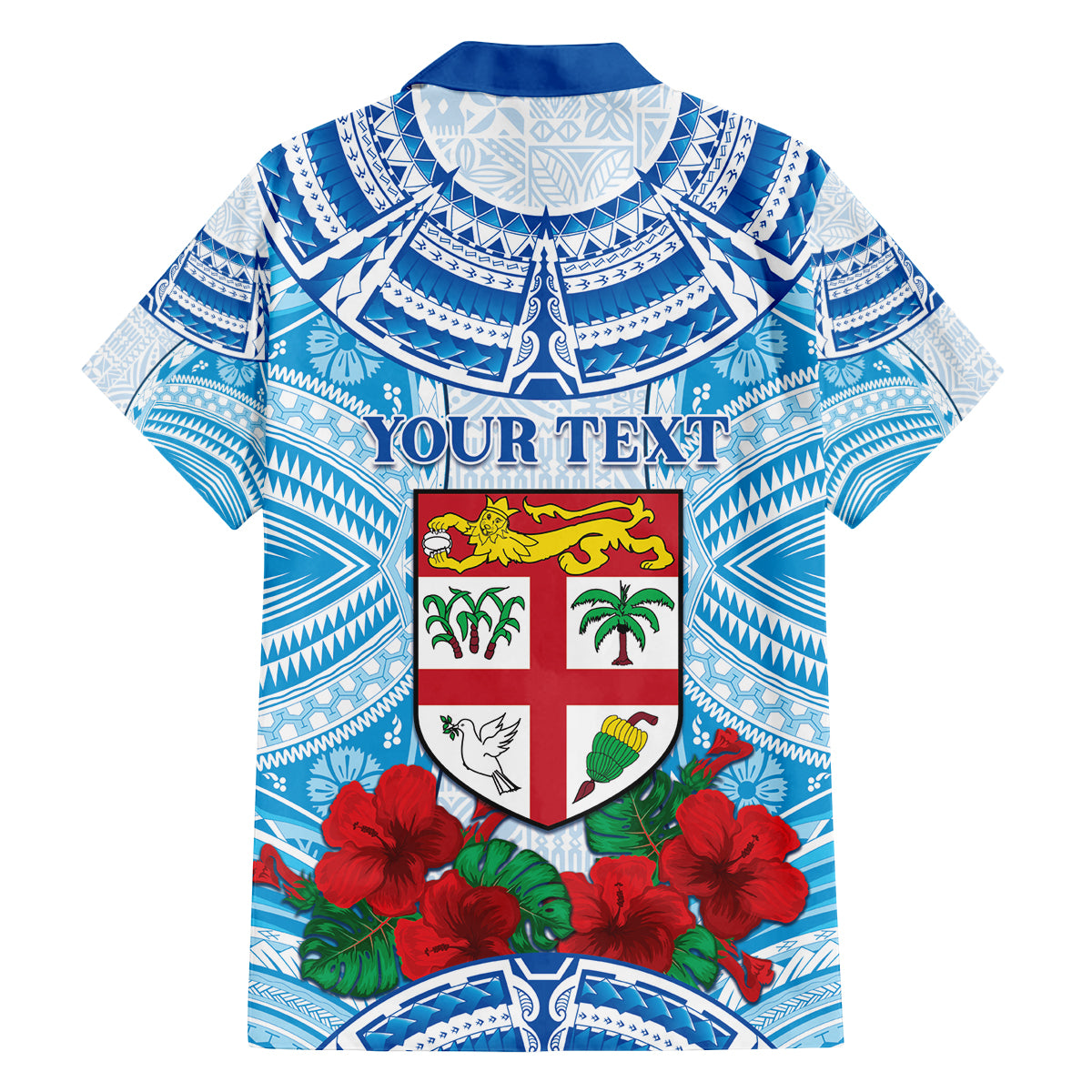 Personalised Fiji Ratu Sir Lala Sukuna Day Family Matching Tank Maxi Dress and Hawaiian Shirt Hibiscus Tapa Pattern LT05 - Polynesian Pride