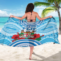 Fiji Ratu Sir Lala Sukuna Day Sarong Hibiscus Tapa Pattern