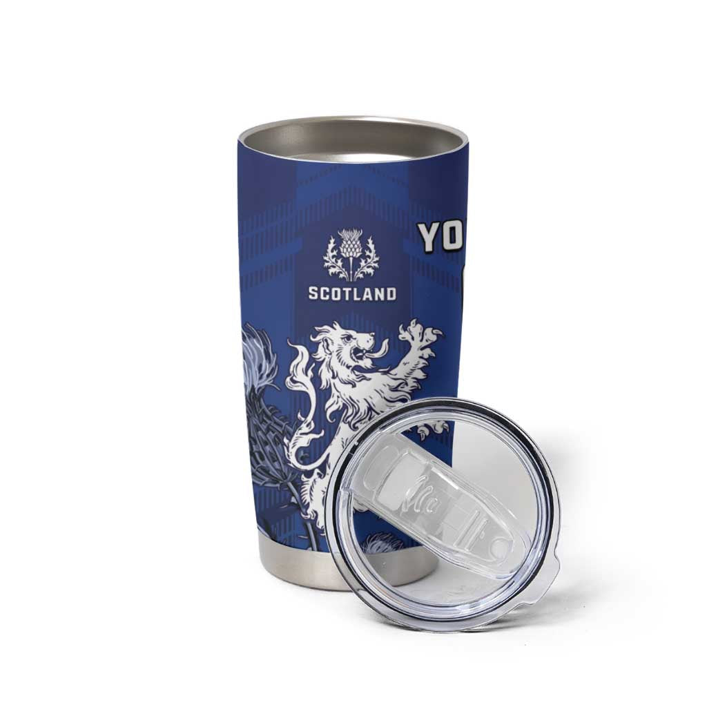 New Zealand And Scotland Rugby Custom Tumbler Cup Maori Tiki With Thistle Together