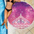 New Zealand Matariki Beach Blanket Maori Marae Purple Galaxy