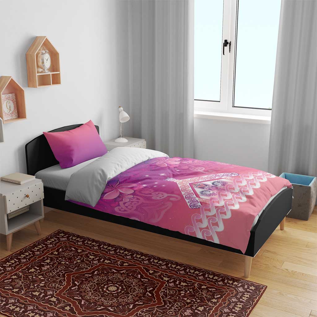 New Zealand Matariki Bedding Set Maori Marae Purple Galaxy