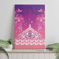 New Zealand Matariki Canvas Wall Art Maori Marae Purple Galaxy LT05 - Polynesian Pride