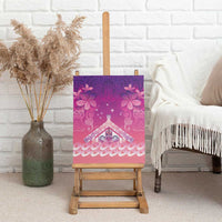New Zealand Matariki Canvas Wall Art Maori Marae Purple Galaxy LT05 - Polynesian Pride