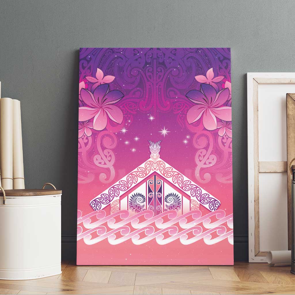 New Zealand Matariki Canvas Wall Art Maori Marae Purple Galaxy LT05 - Polynesian Pride