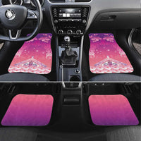 New Zealand Matariki Car Mats Maori Marae Purple Galaxy LT05 Set 4pcs Purple - Polynesian Pride