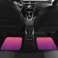 New Zealand Matariki Car Mats Maori Marae Purple Galaxy LT05 Set 2pcs - Back Purple - Polynesian Pride