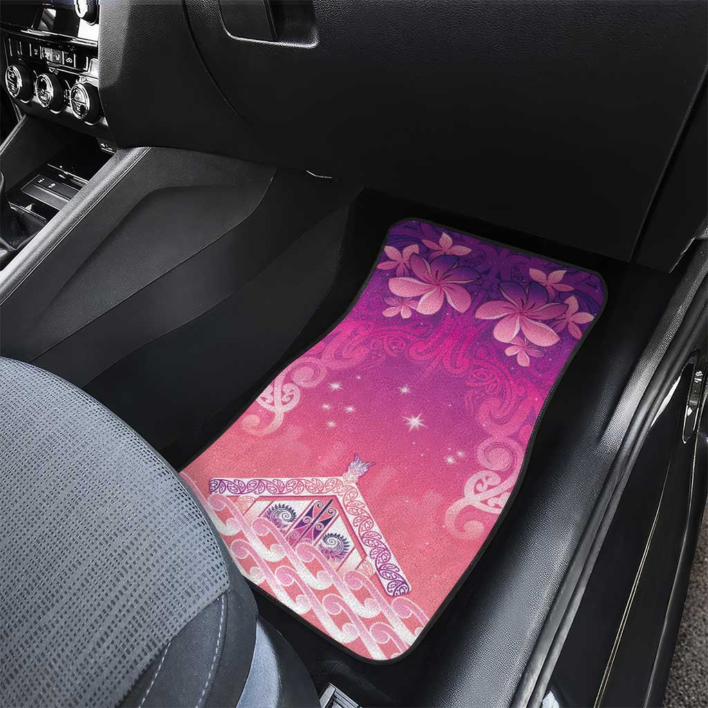 New Zealand Matariki Car Mats Maori Marae Purple Galaxy LT05 - Polynesian Pride