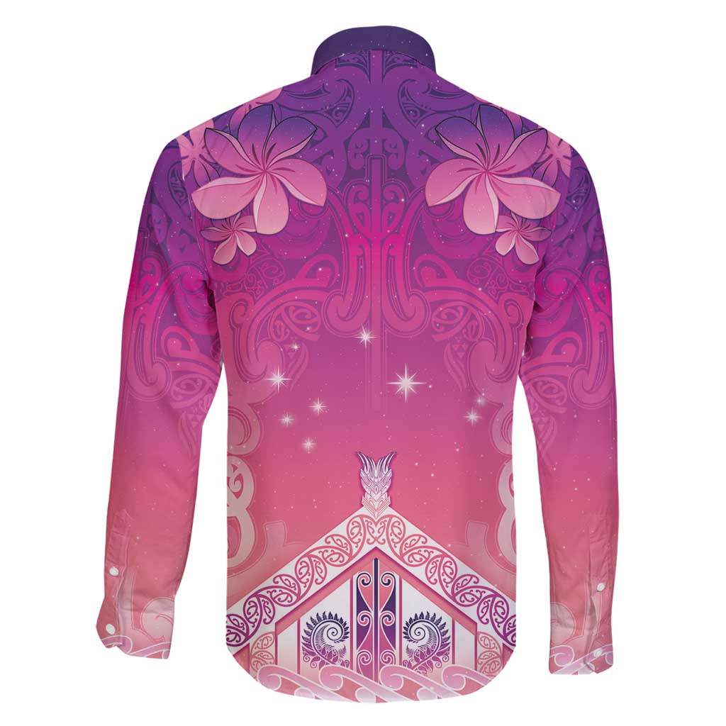 New Zealand Matariki Family Matching Mermaid Dress and Hawaiian Shirt Maori Marae Purple Galaxy LT05 - Polynesian Pride