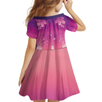 New Zealand Matariki Family Matching Summer Maxi Dress and Hawaiian Shirt Maori Marae Purple Galaxy LT05 - Polynesian Pride