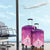 New Zealand Matariki Luggage Cover Maori Marae Purple Galaxy