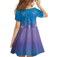New Zealand Matariki Family Matching Off Shoulder Maxi Dress and Hawaiian Shirt Maori Marae Cyan Galaxy LT05 - Polynesian Pride