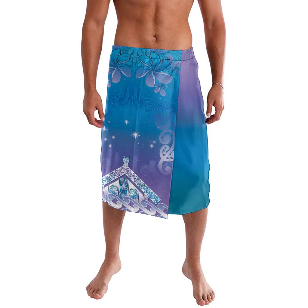 New Zealand Matariki Lavalava Maori Marae Cyan Galaxy